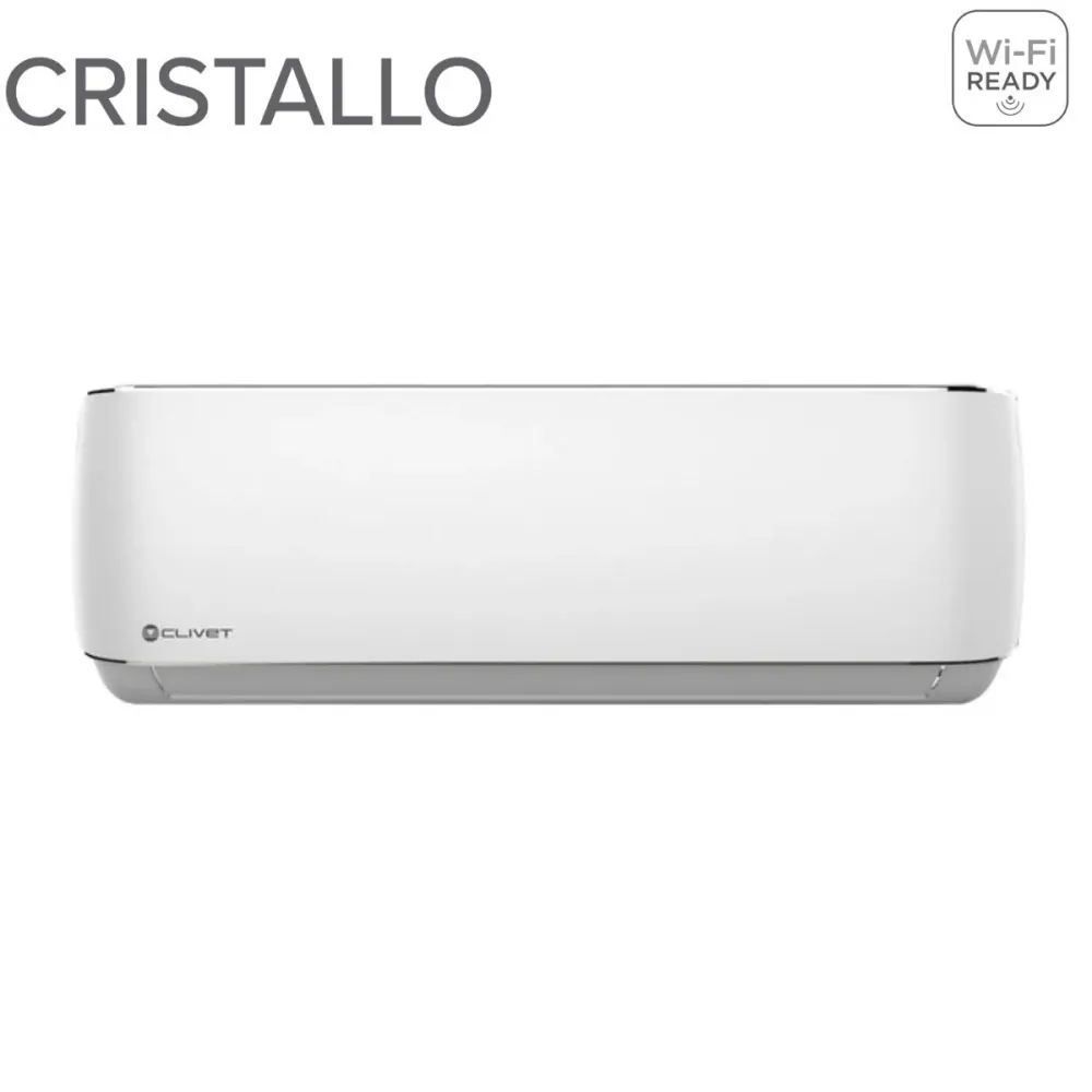 Unità Interna Parete Clivet serie CRISTALLO 12000 Btu IM2-XY 35M R-32 Wi-Fi Integrato
