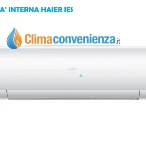 Unità Interna Parete Haier Inverter serie IES 12000 BTU AS35S2SF2FA R-32 Wi-Fi OPZIONALE