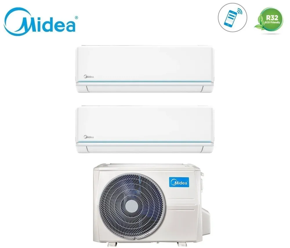 Unità Interna Parete Midea EVOLUTION 24000 Btu MSAGXDU-24HRFN8 R-32 Wi-Fi Integrato