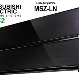 Unità Interna Parete Mitsubishi Electric Inverter Serie Kirigamine Style 9000 BTU MSZ-LN25VGB Colore Black - Nero