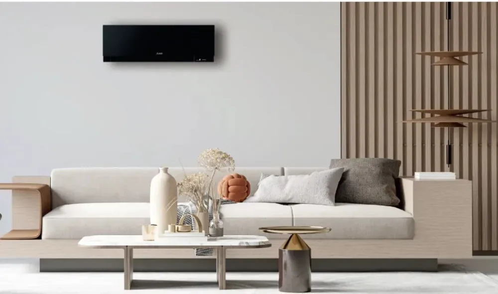 Unità Interna Parete Mitsubishi Electric Kirigamine Zen Black 9000 Btu MSZ-EF25VGKB R-32 Wi-Fi Integrato