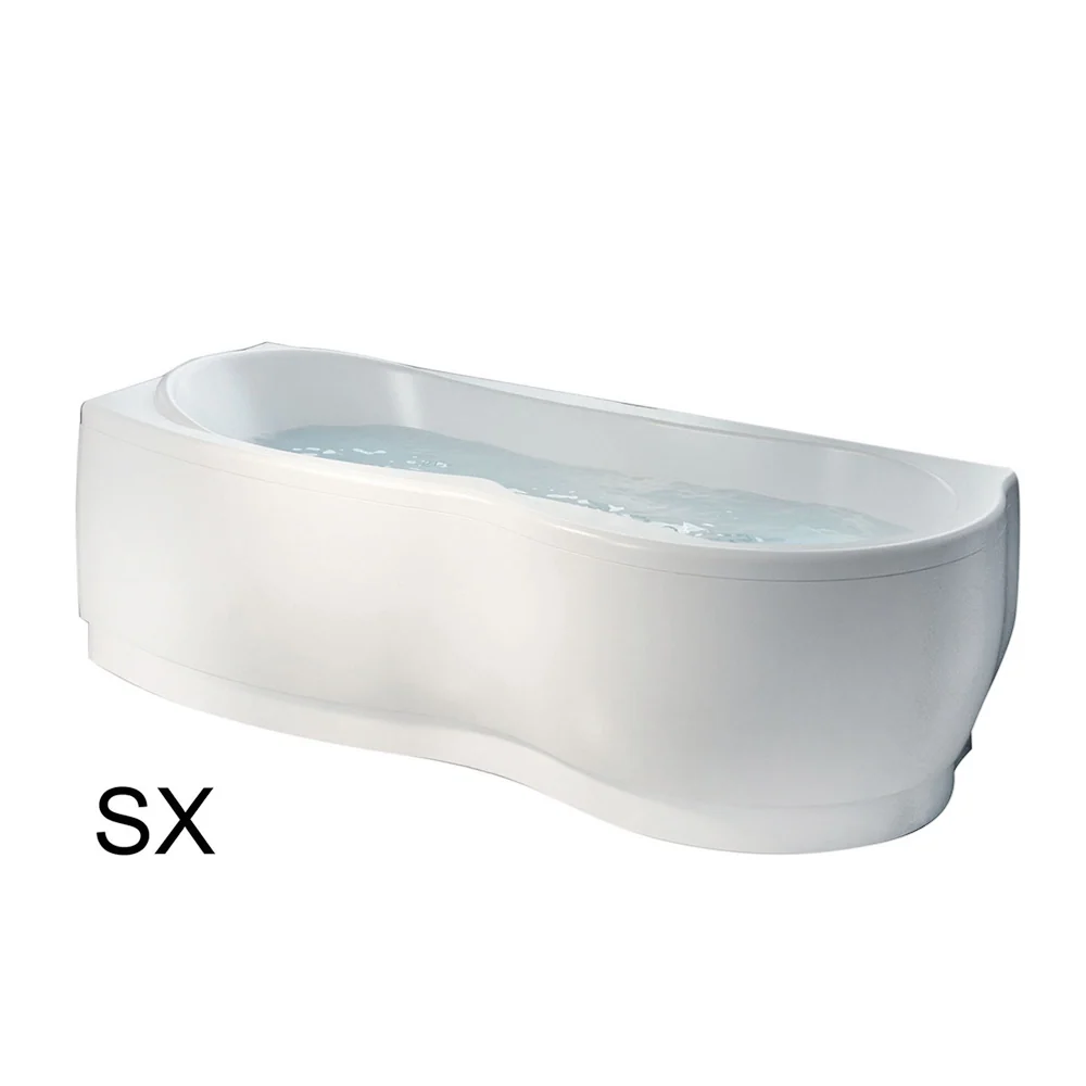 Vasca Bagno angolare Venus acrilico con idromassaggio cm 170x70 versione sinistra