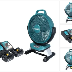 Ventilatore batteria Makita DCF 301 RM 18 V 33 cm + 2x batteria 4,0 Ah + caricabatterie