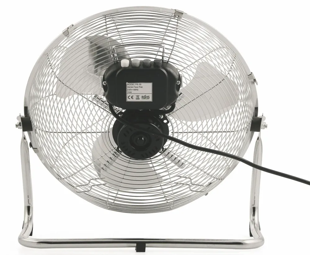 Ventilatore da Pavimento 35cm Inclinabile 3 Velocità 70W Kooper Eolo