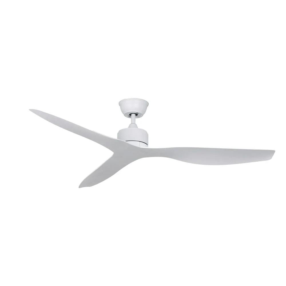 Ventilatore da Soffitto con 3 Pale Abs Ø132 cm 6 Velocità Sulion Vadis Bianco