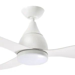 Ventilatore da Soffitto con 3 Pale e LED Ø130 cm 5 Velocità Martec Vantage Bianco