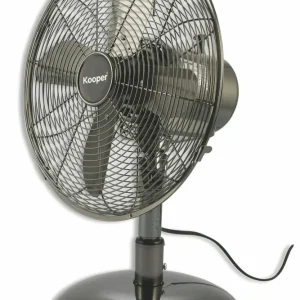 Ventilatore da Tavolo 30cm Oscillante 3 Velocità 35W Kooper Eolo Fumè