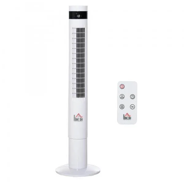 Ventilatore torre con telecomando 85° oscillante 110cm ventilatore piantana 50 W