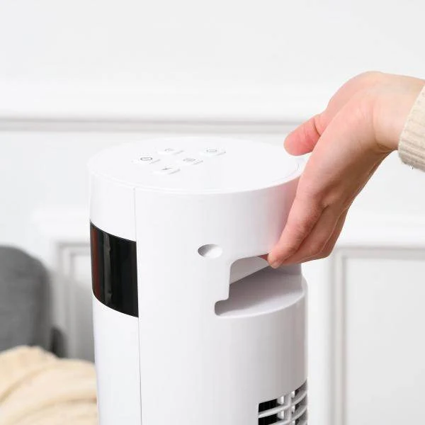 Ventilatore torre con telecomando 85° oscillante 110cm ventilatore piantana 50 W