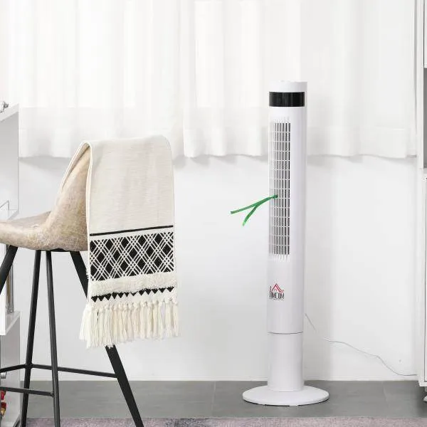 Ventilatore torre con telecomando 85° oscillante 110cm ventilatore piantana 50 W