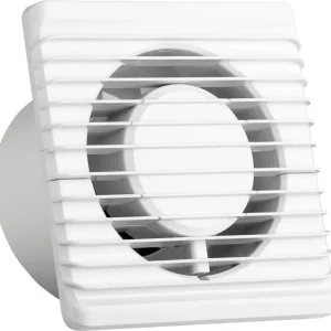 Ventilatore universale con valvola antiritorno Ø 100 mm/10 Ø 100 mm, Bianco
