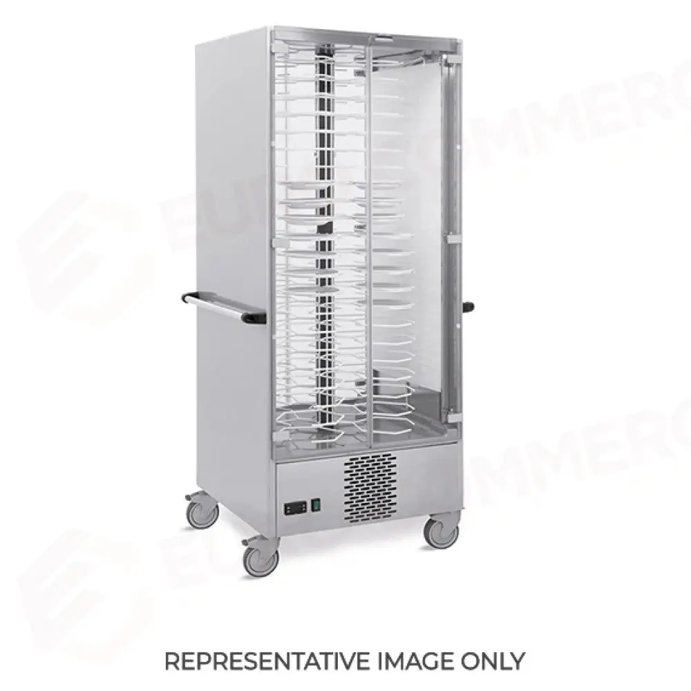 VETRINA ESPOSITIVA REFRIGERANTE, PORTATA 88 PIATTI Ø 24÷31 - 3371PS-88 - METALCARRELLI