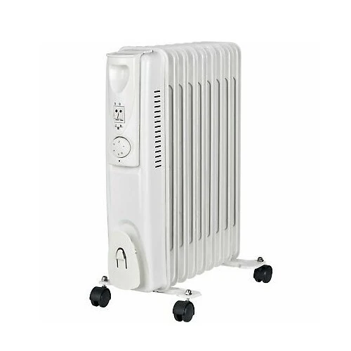 Zenith Termosifone Radiatore Olio 9 Elementi Elettrico 2000W Strad09Oil Bianco