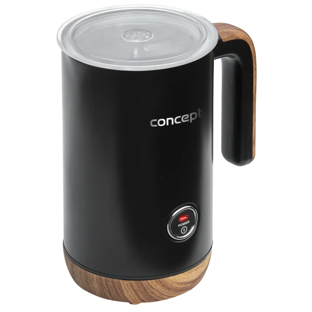 Concept Nordic NM4101 Milk Frother 500W Black Latte Cappuccino Frappe Focoso Chocolate 3 Modes Stainless Steel