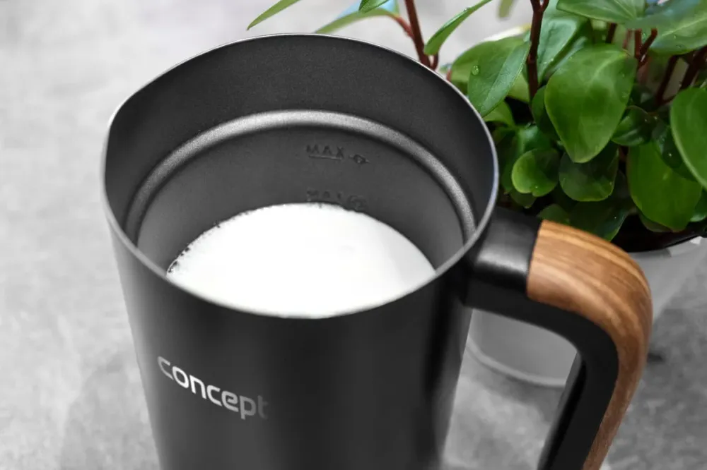 Concept Nordic NM4101 Milk Frother 500W Black Latte Cappuccino Frappe Focoso Chocolate 3 Modes Stainless Steel