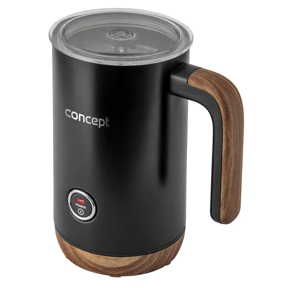 Concept Nordic NM4101 Milk Frother 500W Black Latte Cappuccino Frappe Focoso Chocolate 3 Modes Stainless Steel