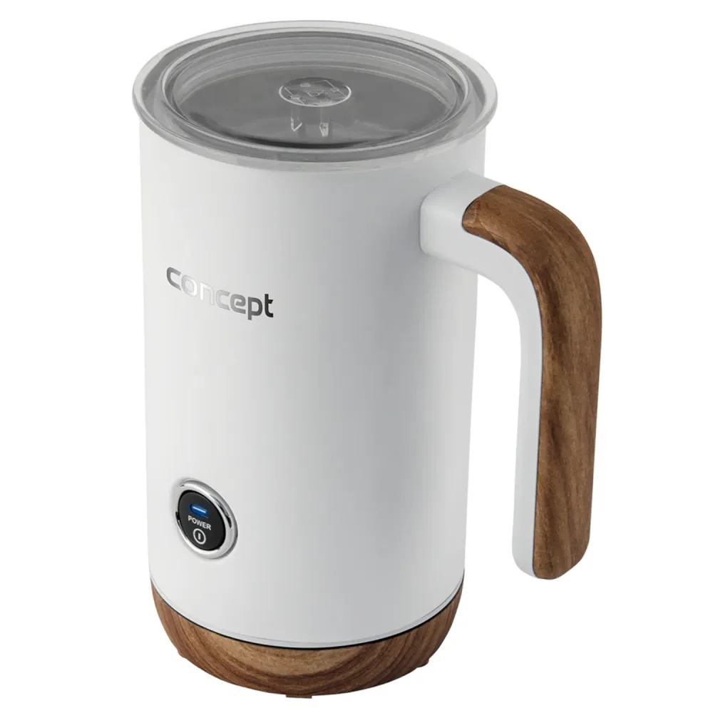Concept Nordic NM4101 Milk Frother 500W White Latte Cappuccino Frappe Hot Chocolate 3 Modes Stainless Di acciaio