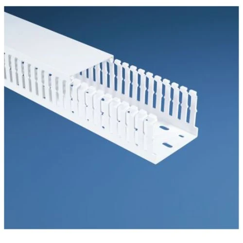 Certificato Classe ++ PVC Wiring Duct Base Cover White MC50X100WH2 (Pack 2)