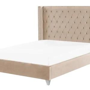 Forno da Incasso con Grill Velvet EU Double Size Bed Nocciola LUBBON