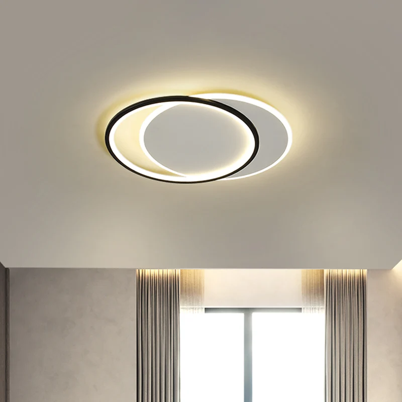 Forno da Incasso con Microonde Doppia illuminazione da soffitto LED nera acrilico rotonda/quadrata/rettangolare con montag...