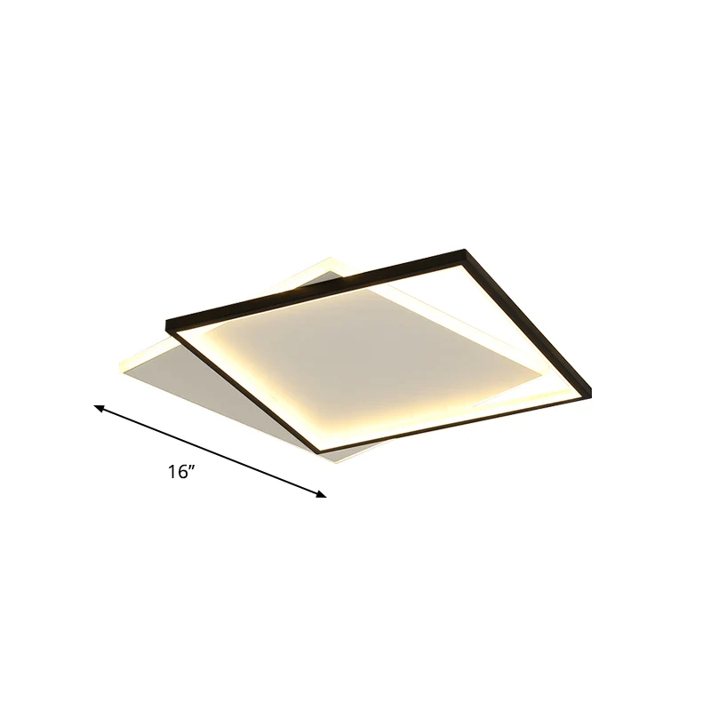Forno da Incasso con Microonde Doppia illuminazione da soffitto LED nera acrilico rotonda/quadrata/rettangolare con montag...