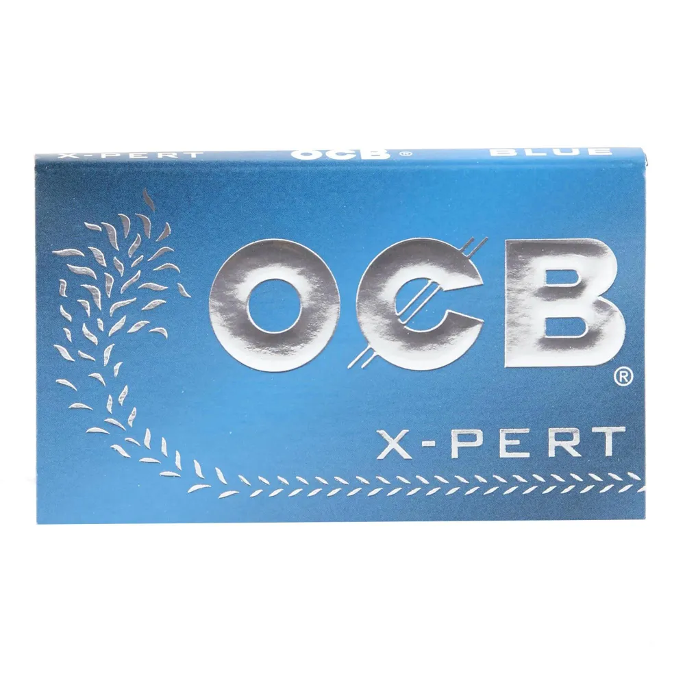 OCB X-Pert Blue Gemello Rolling Papers con Sistema di Autopulizia