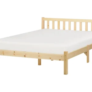 Wooden EU Raddoppiato Size Bed Light FLORAC Design Minimalista