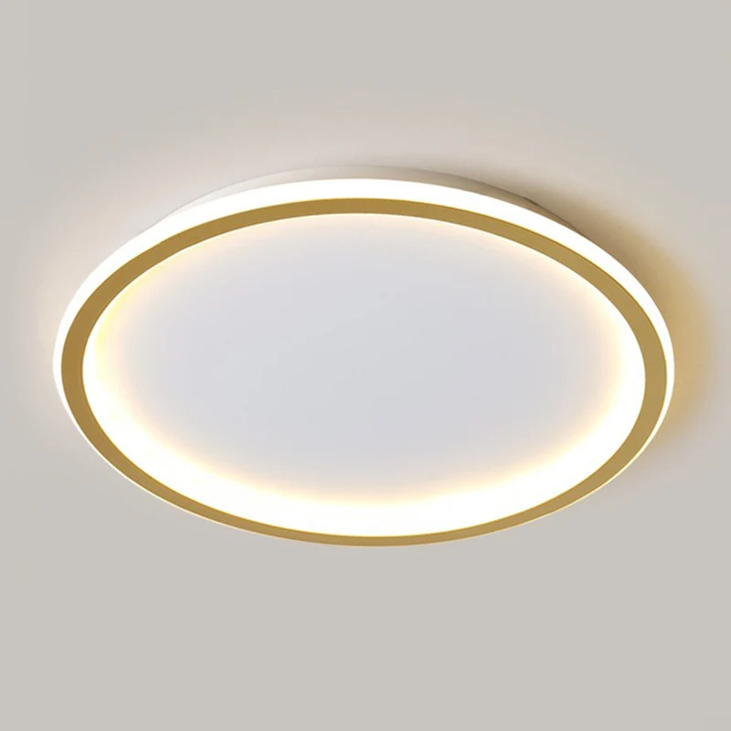Elettrico Multifunzione Semplicità Plafoniera da incasso cerchio ultrasottile alluminio Soggiorno Illuminazione LED da inc...