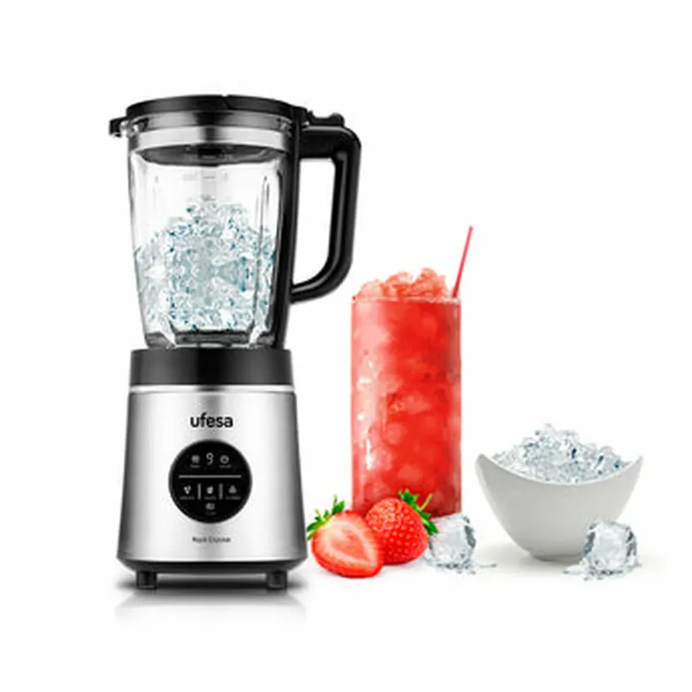 Frullatore UFESA ROCK CRYSTAL Nero 1800 W con Funzione di Autopulizia