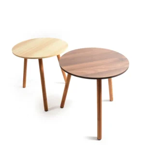 Tavolino legno e mdf d.38x39cm colori assortiti