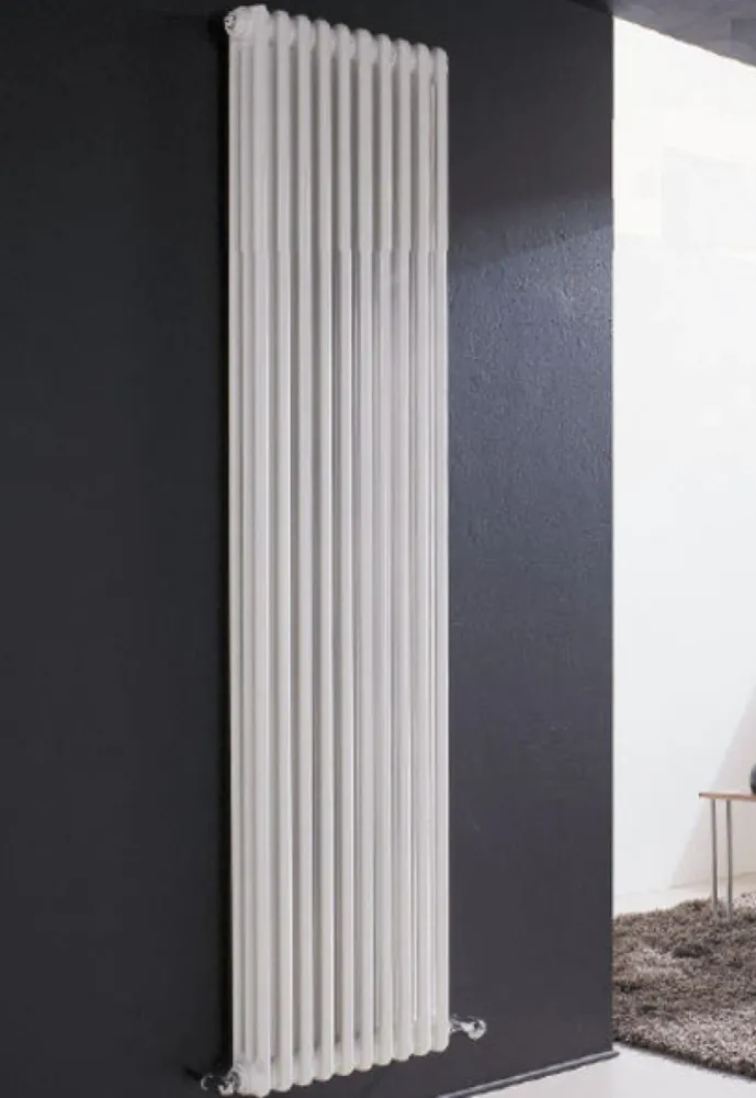 AREA OCCASIONI Batteria completa Radiatore Termosifone acciaio tubolare Cordivari Ardesia 3 Colonne da 4 elementi h 1800 m...