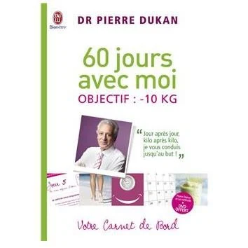 Livre 60 jours avec moi Objectif -10kg + DVD
