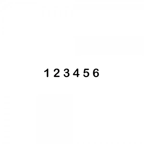 Numeratore 6 colonne, 7 mm - Trodat Classic 1576