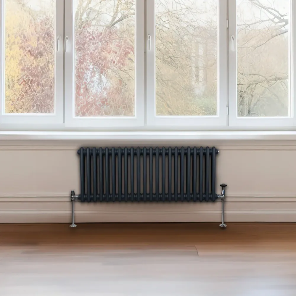 Radiatore Termosifone 2 colonne - 300 x 1012mm - Grigio Antracite