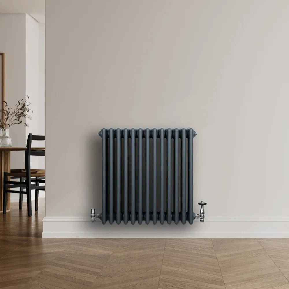 Radiatore Tradizionale 4 Colonne – 600 x 605 mm – Grigio Antracite