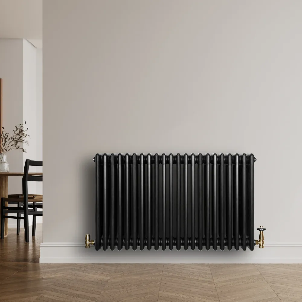 Radiatore Tradizionale 4 Colonne Orizzontale 600 x 1010 mm Nero