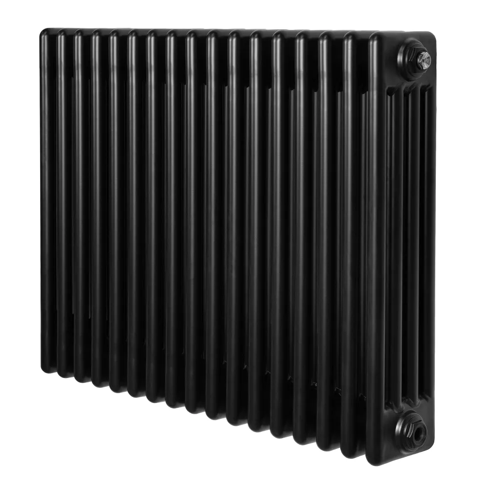 Radiatore Tradizionale 4 Colonne Orizzontale 600 x 785 mm Nero