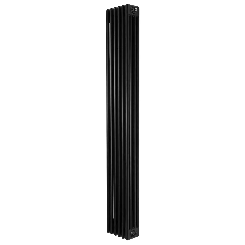Radiatore Tradizionale 4 Colonne Verticale 1800 x 290 mm Nero