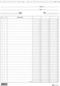 Schede - 3 colonne - 29 7x21 cm (verticale) - Edipro - bianco - conf. 100 pezzi