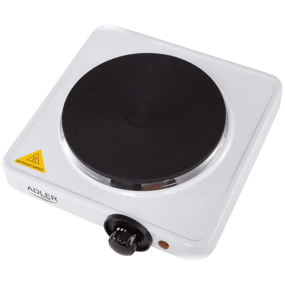 Adler AD 6503 Single Electric Stove Hot Plate Hob 1500W Adjustable Temperature Ridotto Stove