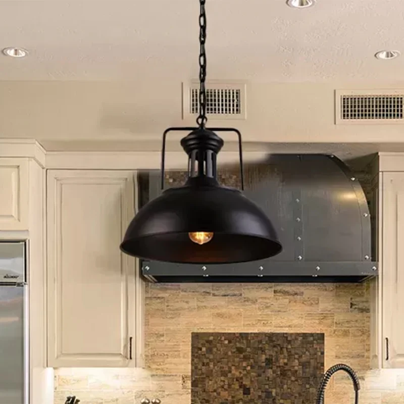 Lampadario sospensione metallo con diametro da 13"/14"/16" Lampadario sospensione sospensione per sala da pranzo, elegante...