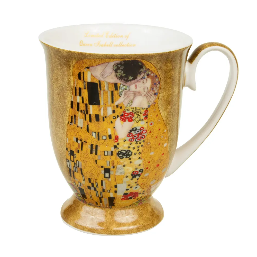 Macchina per Caffè Espresso Espresso Gustav Klimt Porcelain Cup Set Teaspoons