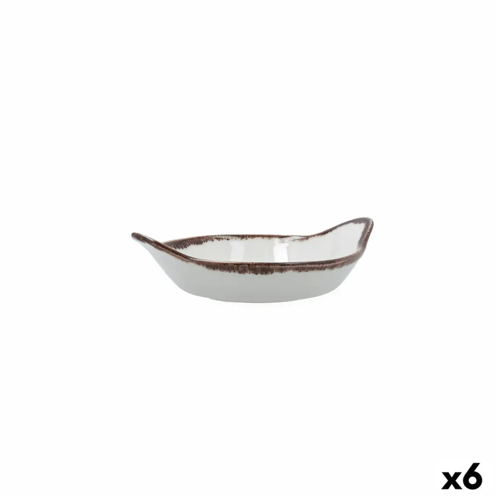Vassoio per aperitivi Bidasoa Orion Hydrozero Bianco Ø 16 cm (6 Unità)