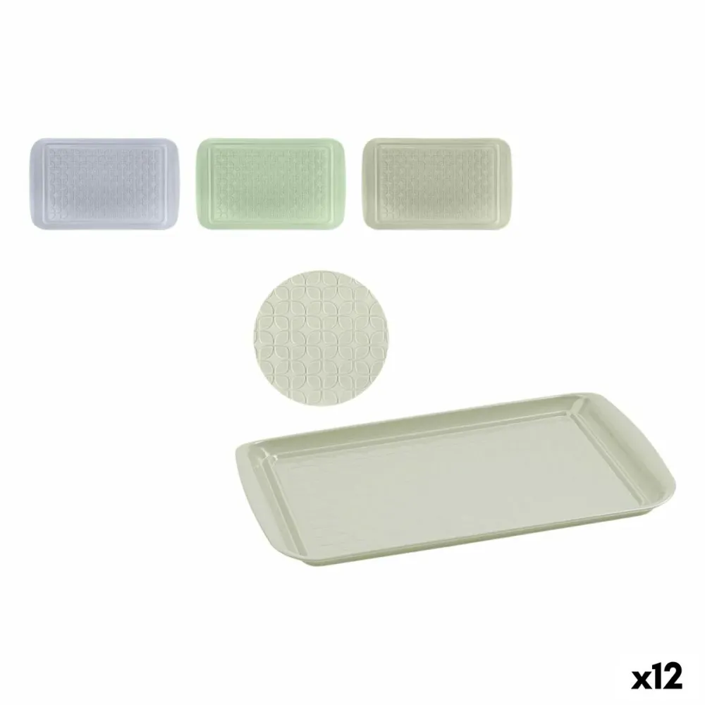 Vassoio Quttin Metallo 43,5 x 27 x 2 cm 12 Unità