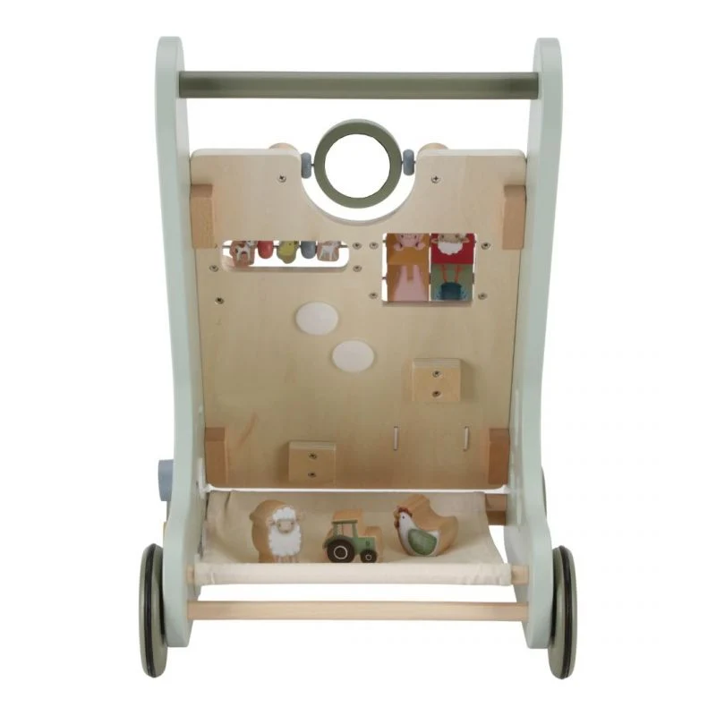Carretto Primi Passi con Attività legno FSC - Little Farm