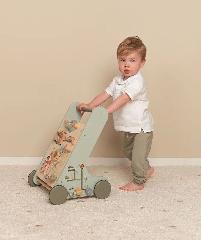 Carretto Primi Passi con Attività legno FSC - Little Farm
