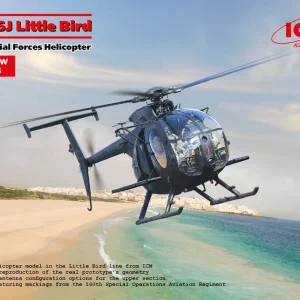 ICM-MH-6J LITTLE BIRD US SPECIAL FORCES HELICOPTER KIT 1:48