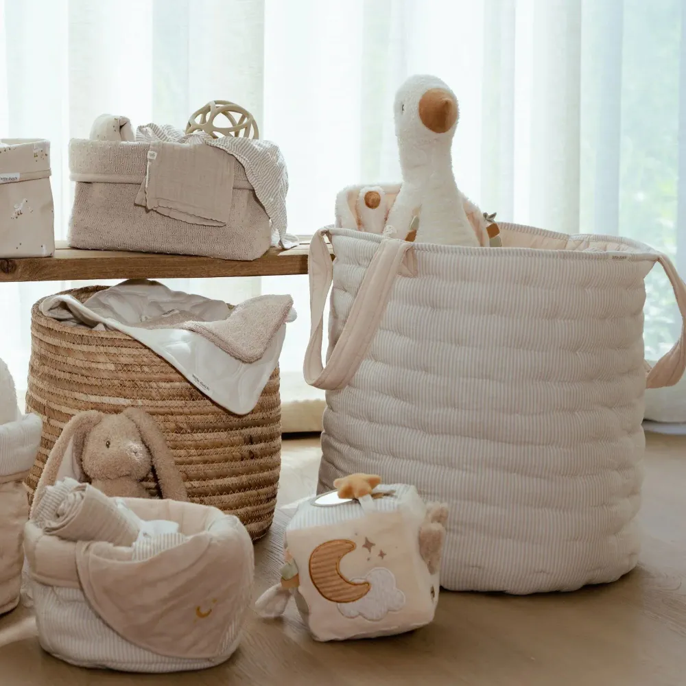 Little Dutch -Cestino Portaoggetti Grande - Beige