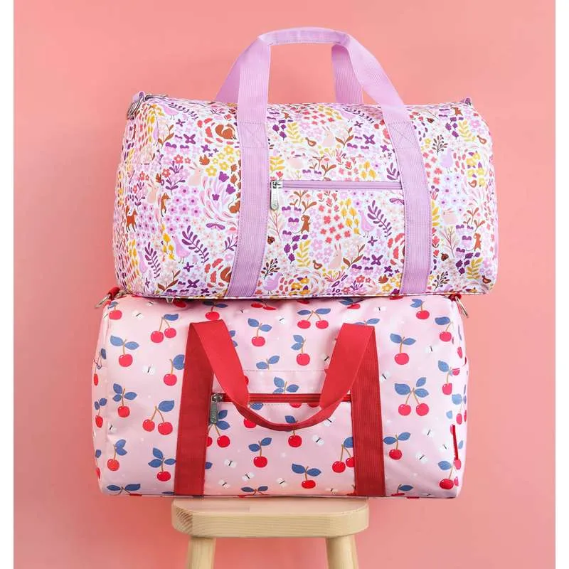 Little Lovely Company Borsa da weekend - Ciliegie
