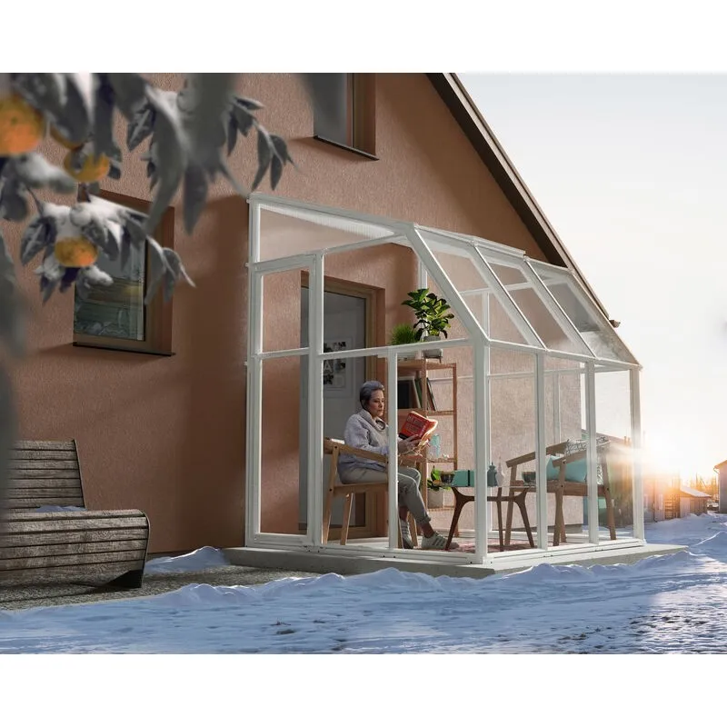 Canopia Sun Room Veranda Policarbonato 2X2 m Bianco